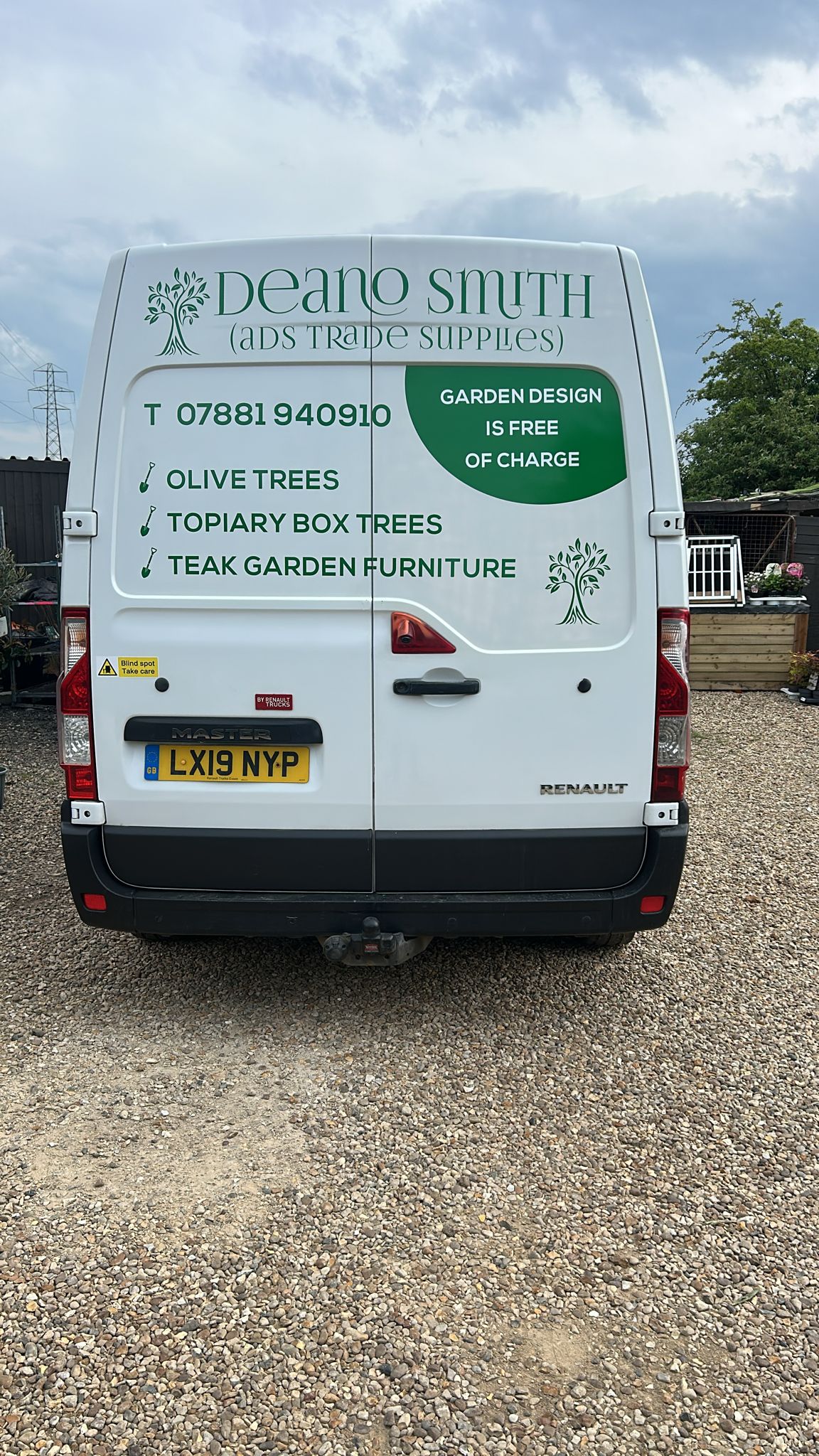 Deano Smith branded delivery van